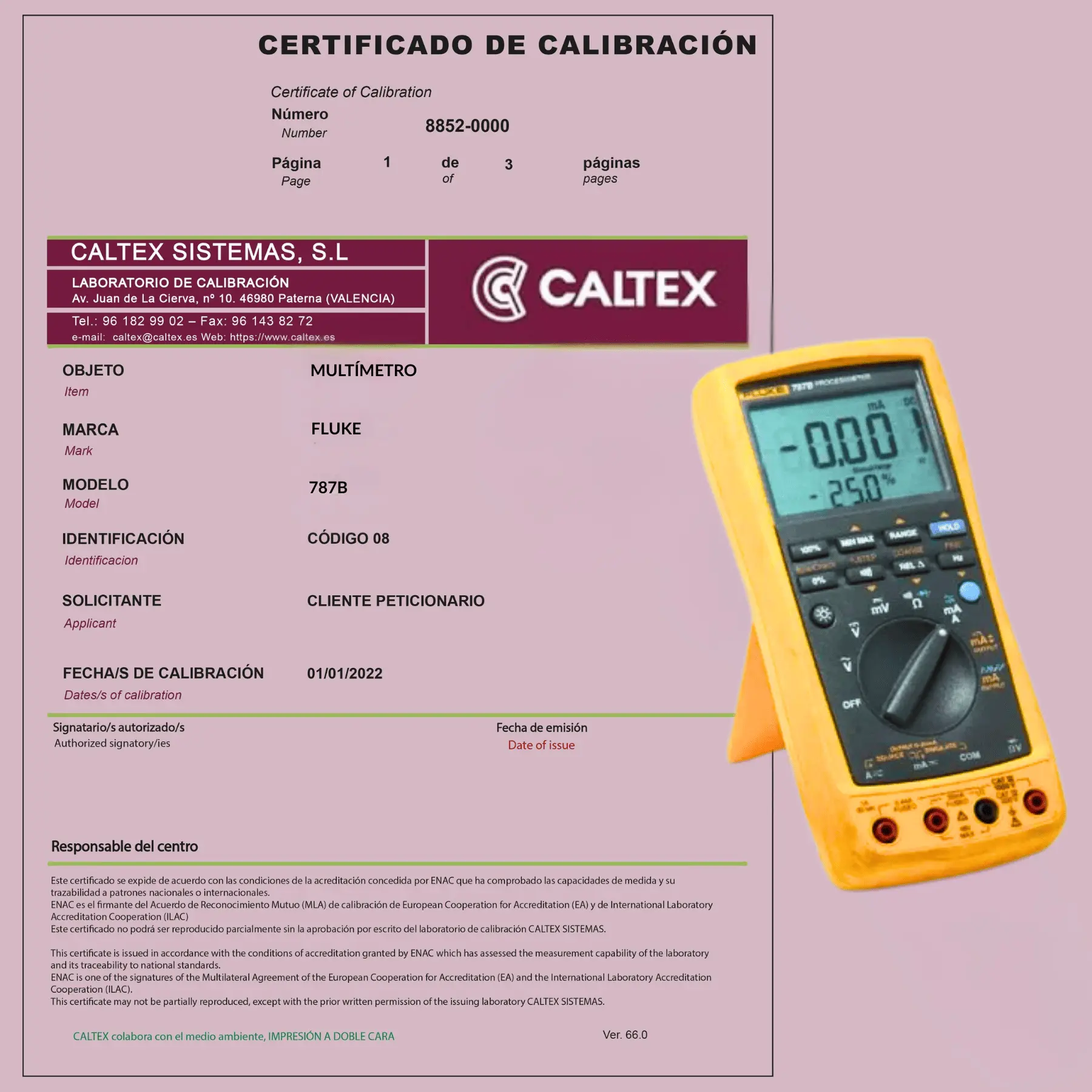 Calibración de Multímetros
