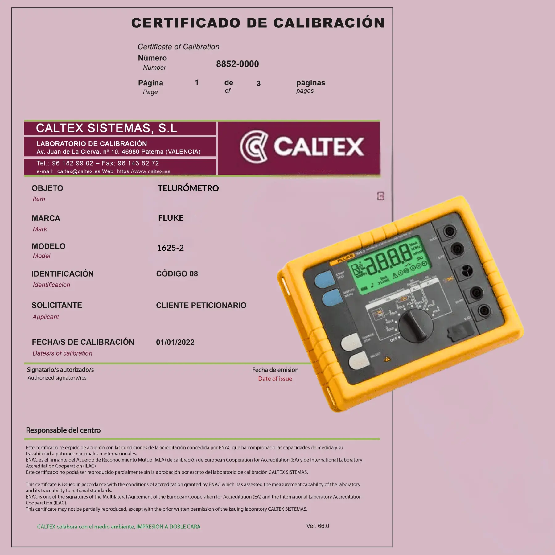 Calibración de Telurómetro